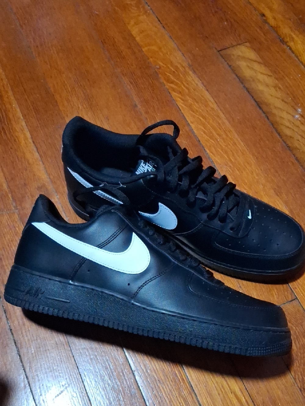 Nike Black Sneakers with White Swoosh